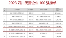 连续六年!2026世界杯(中国区)官方中文网站-Officia
上榜“四川民营企业100强”
