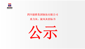 四川2026世界杯（中国区）官方中文网站-Officia
钒钛有限公司-重力灰、旋风灰招标书